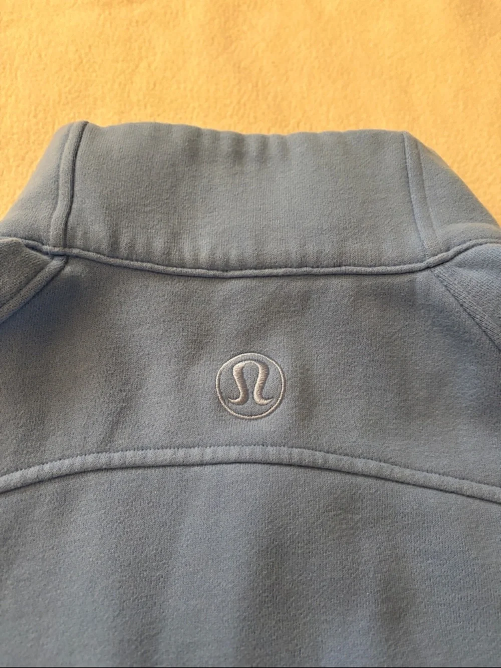 Lululemon Funnel Neck Scuba top. Size M/L. Excellent condition. - Picture 4 of 5